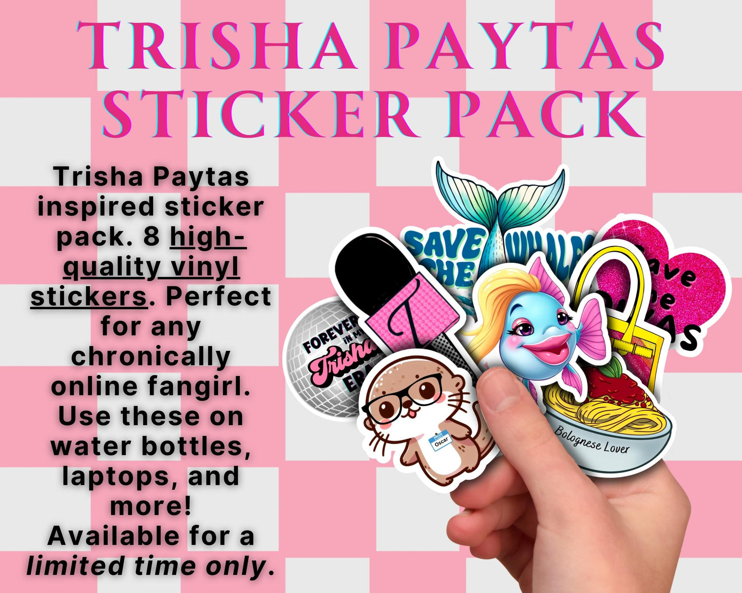 TRISHA PAYTAS Inspired Sticker Set!