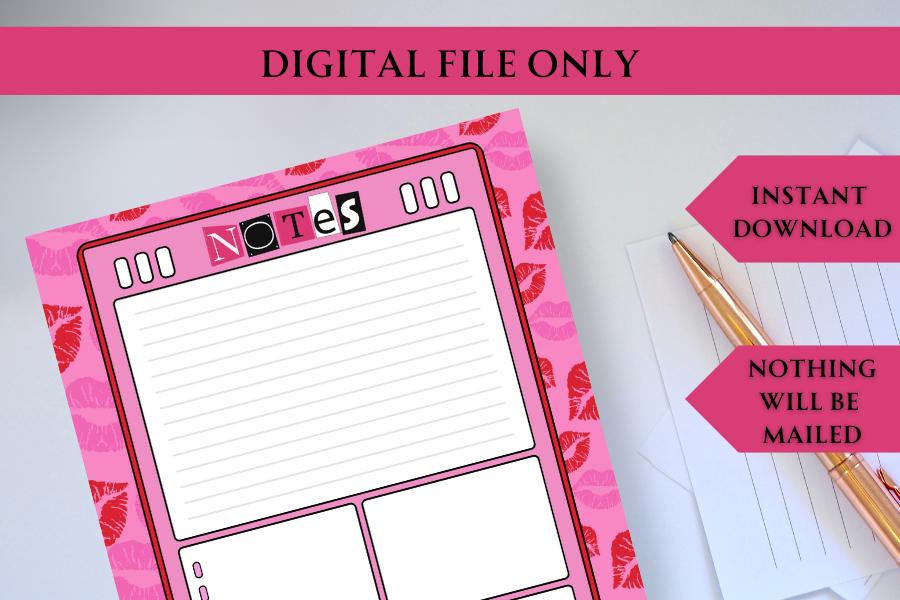 FREE Mean Girls Note Pad!