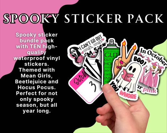 Themed Spooky Sticker Pack!