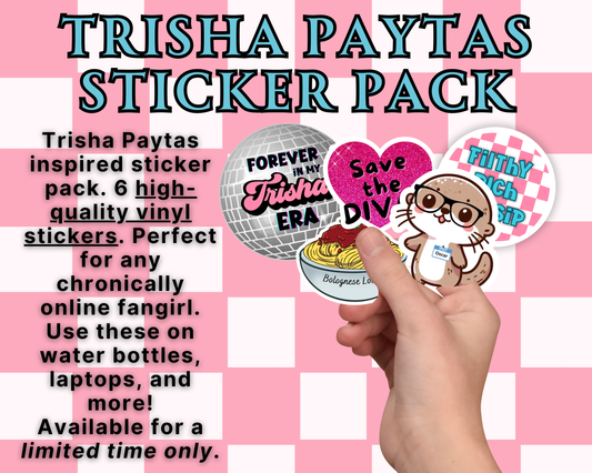 Trisha Paytas inspired Sticker Set!